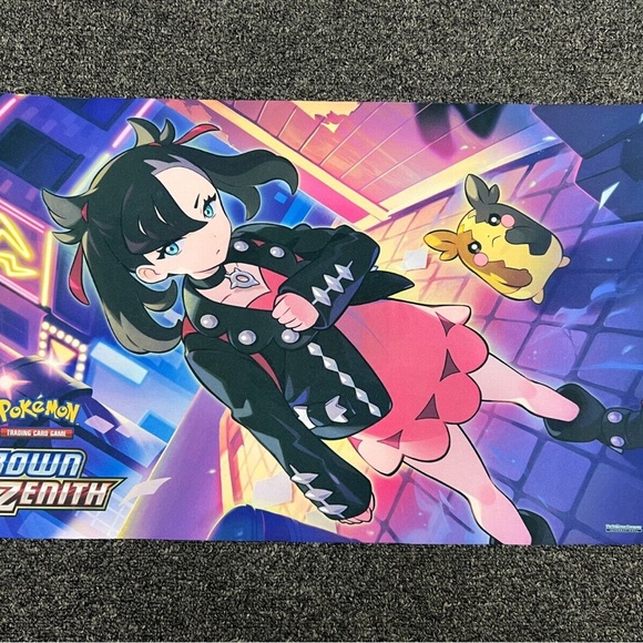 Pokemon TCG Crown Zenith Premium mousepad Marnie & Morpeko V Union - Picture 1 of 1
